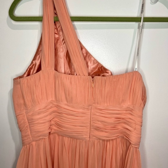 Donna Morgan Rhea One Shoulder Dress Orange size 8 - Picture 9 of 11